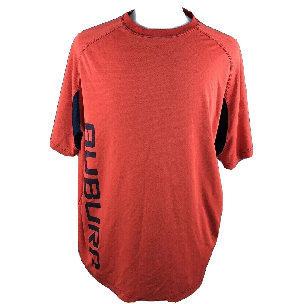 Columbia Sportswear Auburn Tigers Football Polyester Breathable T-Shirt Size XXL